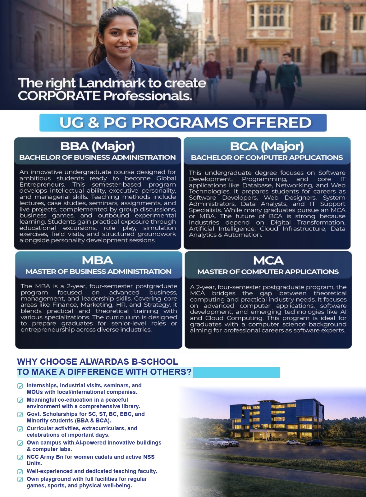 Alwardas Business School Brochure 2026-27 Page 3
